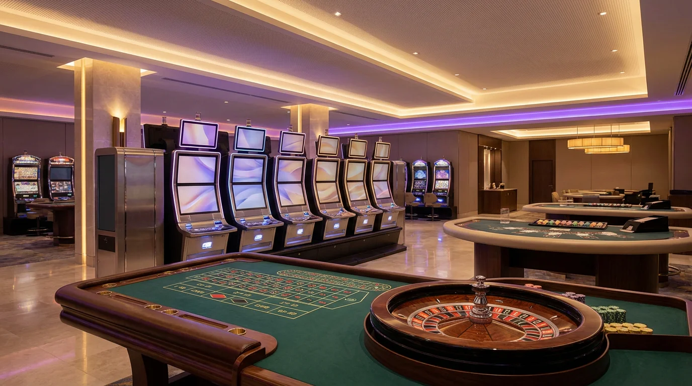 Online casino game categories including slots, table games, and live dealer options at UK licensed sites